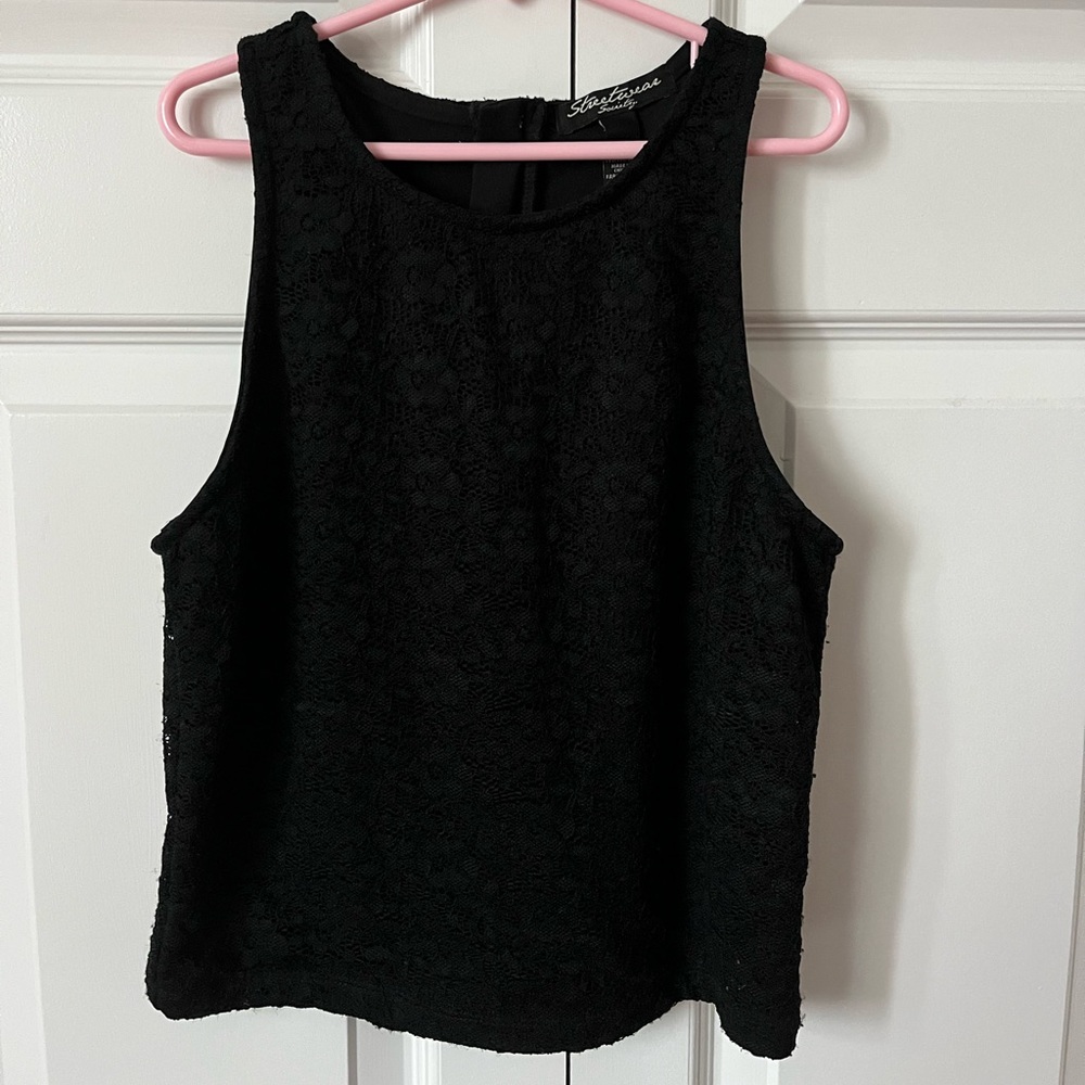 Black Laced Top